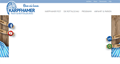Desktop Screenshot of karpfhamerfest.de