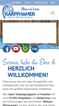 Mobile Screenshot of karpfhamerfest.de